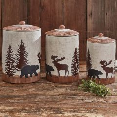 Wilderness Lodge Canister Set of 3