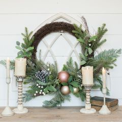 Winter Charms Holiday Wreath