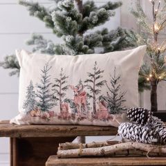 Winter Forest Lumbar Pillow