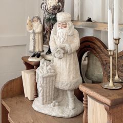 Winter Santa with Toy Bag Figurine