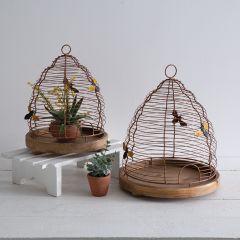 Wire Beehive Cloche Set of 2