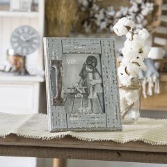 Wood Photo Frame With Rustic Accent