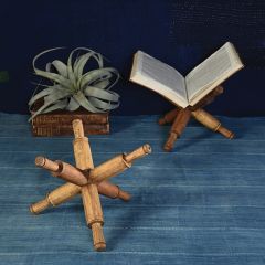 Wood Spindle Book Holder
