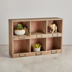 Wooden File Cubby Organizer