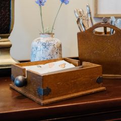 Wooden Kitchen Caddy Napkin