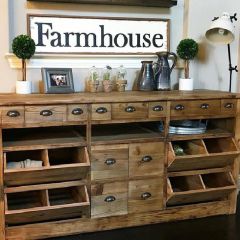 Wooden Pantry Counter | SHIPS FREE