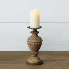 Wooden Rustic Candle Holder