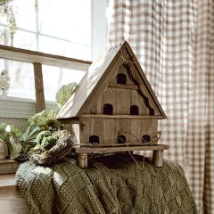 Wooden Three Story Decorative Birdhouse