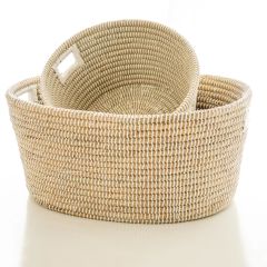 Woven Kaisa Basket With Handles
