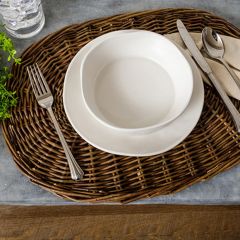 Woven Willow Oval Placemat