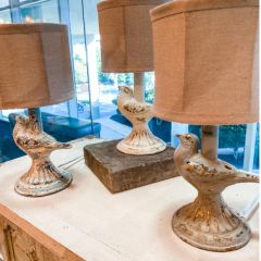 Wren Bird Table Lamp Set of 2