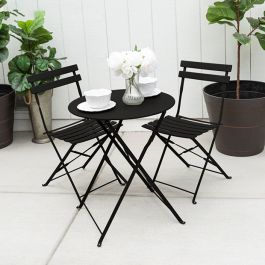 Folding Bistro Table And Chairs Set