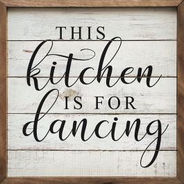 Kitchen Dancing Wall Sign
