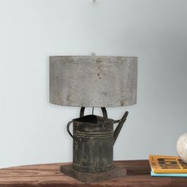 Kleren complicaties Ultieme Metal Watering Can Table Lamp With Wood Base | Antique Farmhouse