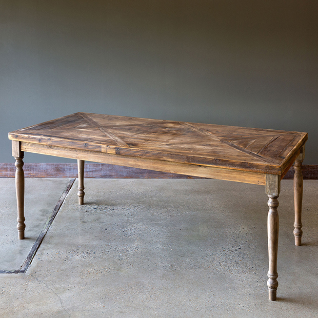 Reclaimed Wood Farmhouse Dining Table