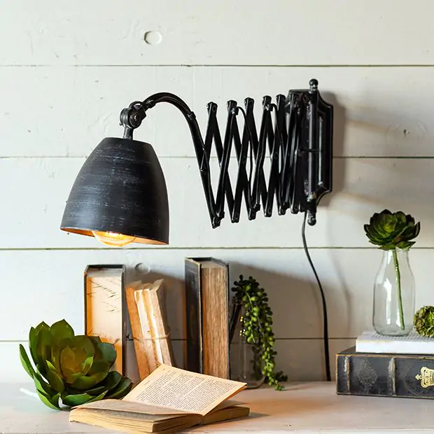 Accordion swing arm wall lamp 2025
