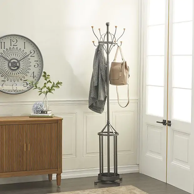 Farmhouse Industry Coat Rack Antique Farmhouse