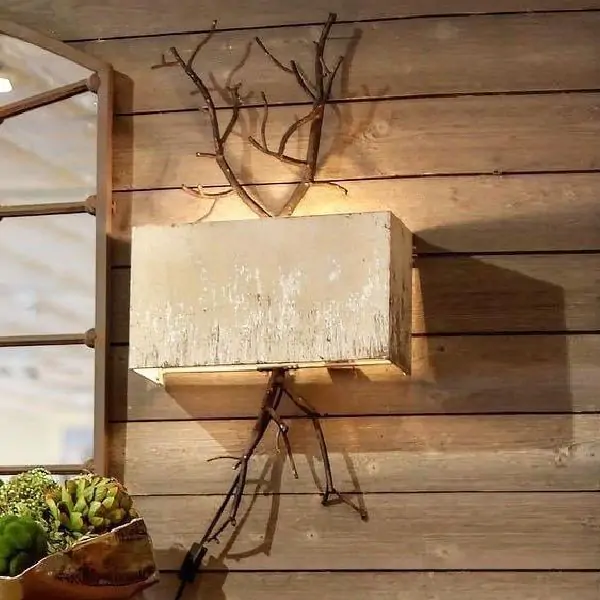 Tree branch wall sconce on sale