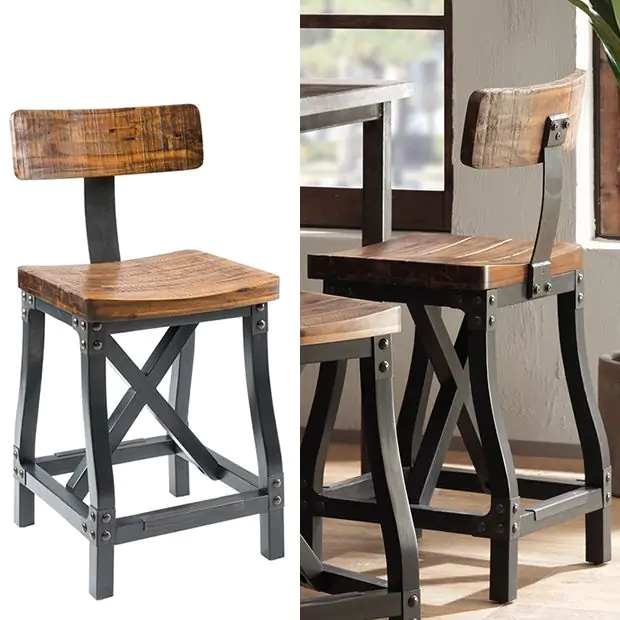 Farmhouse kitchen stool hot sale