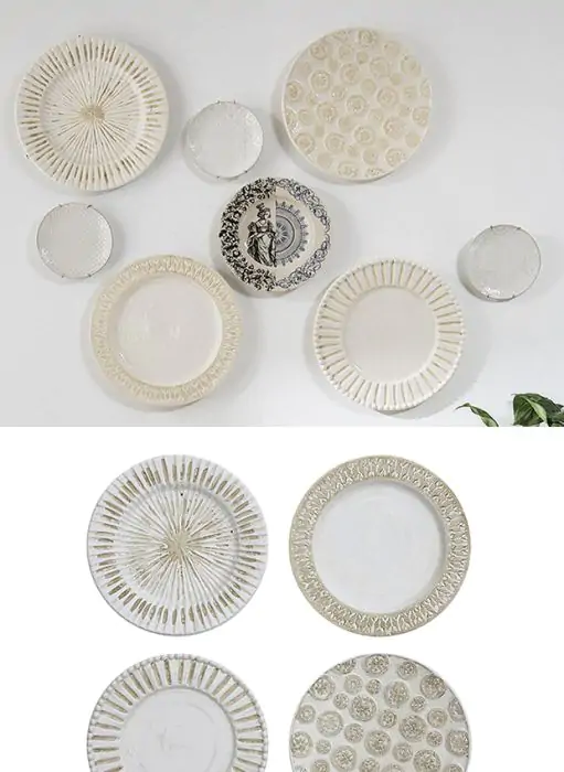 Decorative plates set of 4 clearance