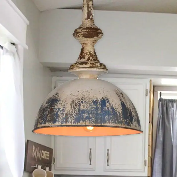 Distressed light fixtures on sale