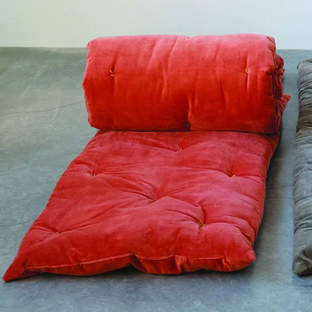 Tufted Velvet Bench Cushion Antique Farmhouse