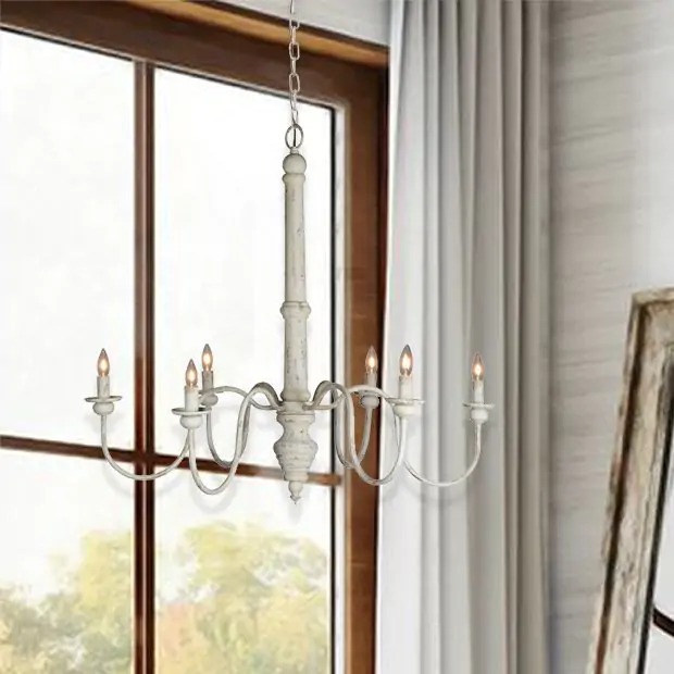 Elegant Farmhouse Chandelier Antique Farmhouse
