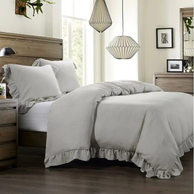 Farmhouse gray bedding discount