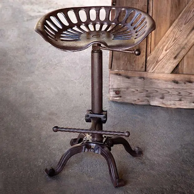 Antique tractor seat stool hotsell