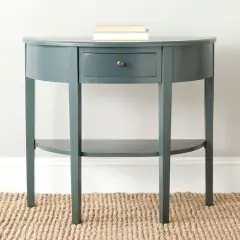 Casual Country Farmhouse Demi Lune Console
