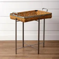Basket Tray Table Stand