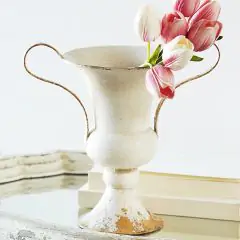 Old World Iron Urn Narrow