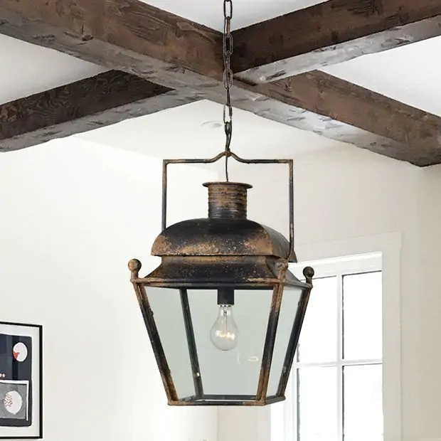 Lantern style pendant light clearance