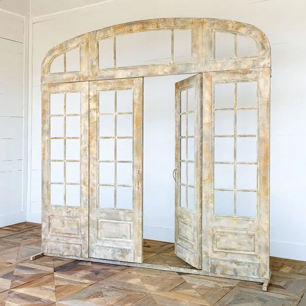 Double Door French Chateau Decorative Facade | SHIPS FREE