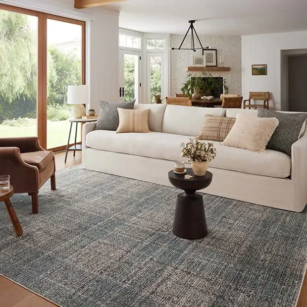Angela Rose x Loloi Ember Denim/Charcoal Area Rug | Antique Farmhouse