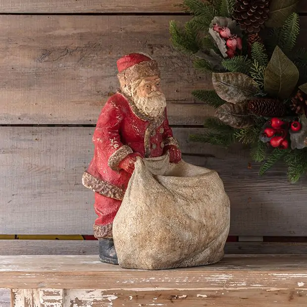 ♥️アンティーク サンタクロース NOEL Amazon.com: Enesco Jim Shore Heartwood Creek Nordic Noel Santa