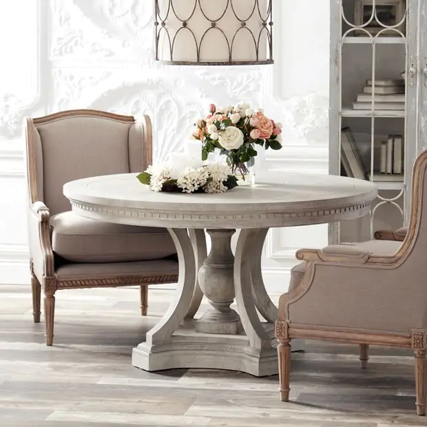 Round pedestal dining set sale