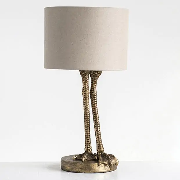 Bird feet lamp top