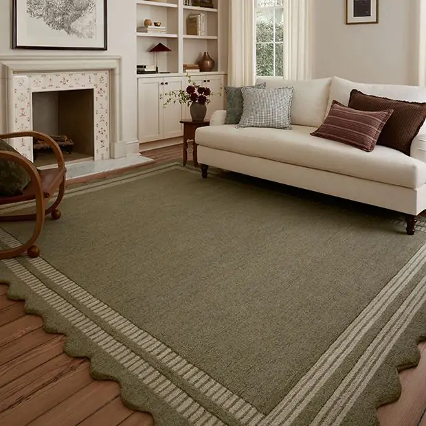 Chris Loves Julia + Loloi Scottie Collection Scalloped Area Rug