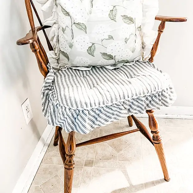 Rocking Chair Tapestry Chair Cushions Classic Ticking Stripe Chair