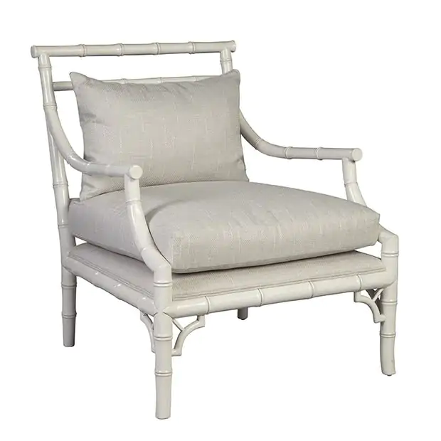 Coastal Chinoiserie Accent Chair |  Antique Farmhouse