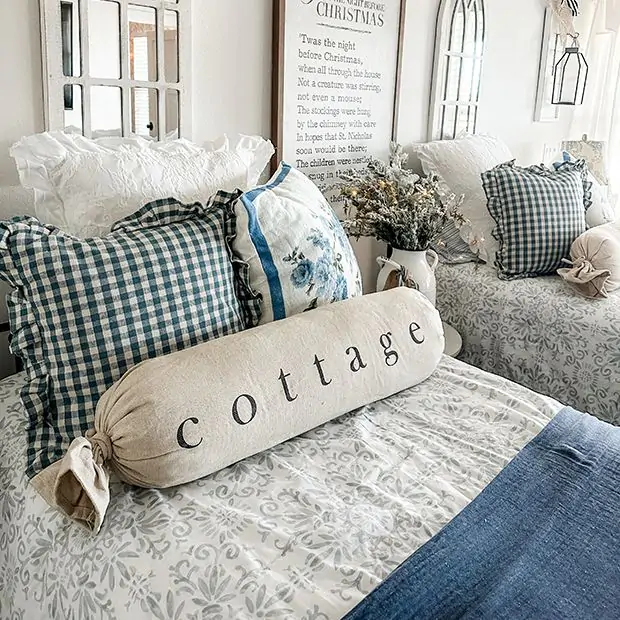 Cottage style pillows top