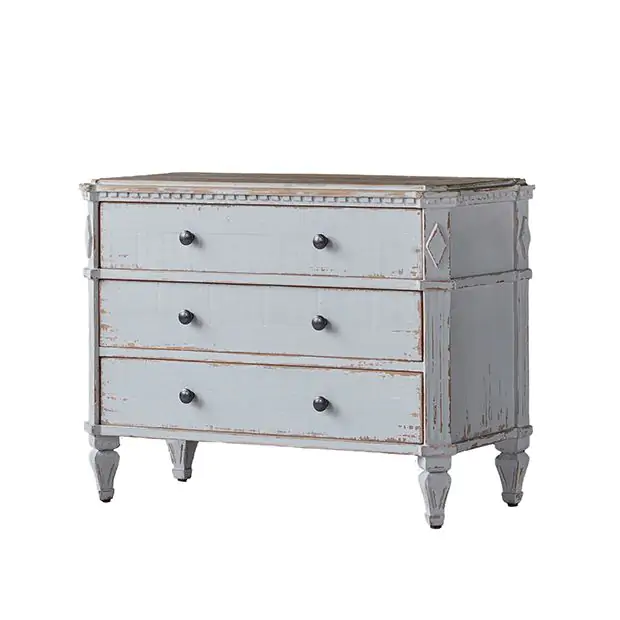 small 3 drawer dresser Dakota Mid-Century 3-Drawer Small Chest main image 1