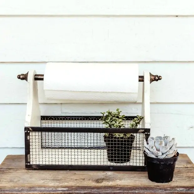 Country cottage paper towel holder new arrivals