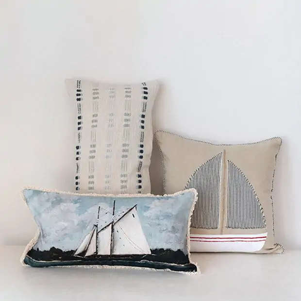 Coastal accent pillows discount