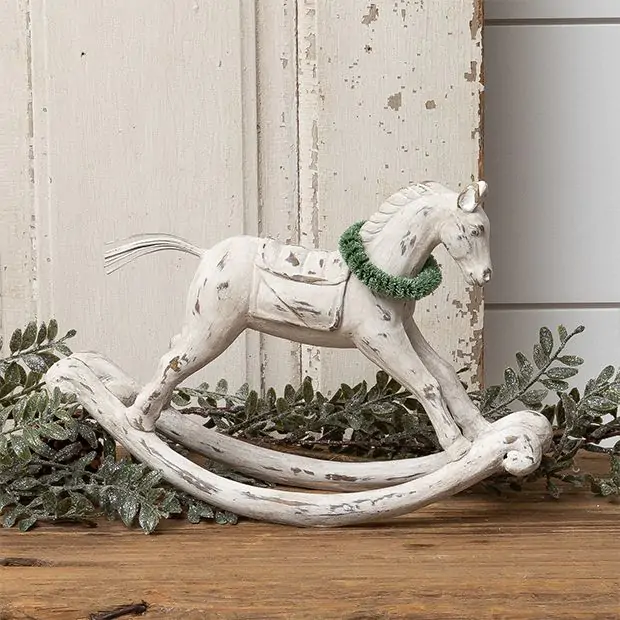 Decorative Rocking Hobby Horse Antique Farmhouse