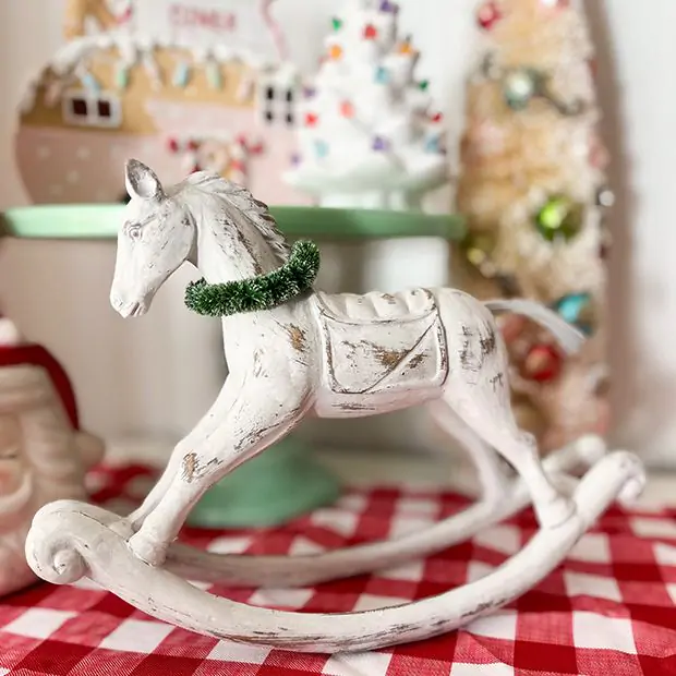 Decorative Rocking Hobby Horse Antique Farmhouse