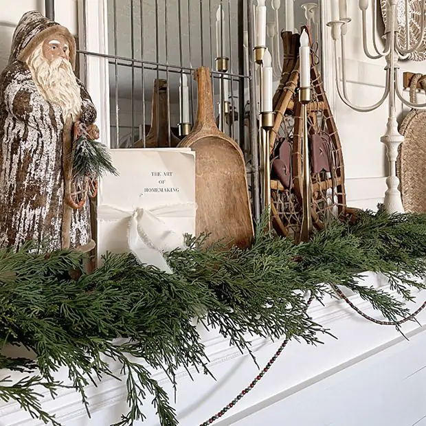 d*9様 DECORTÉ Wildflower Woodland xmas 20 Rustic Christmas Flowers - Winter Woodland Collection