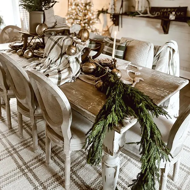 Distressed French Country Farm Table Antique Farmhouse