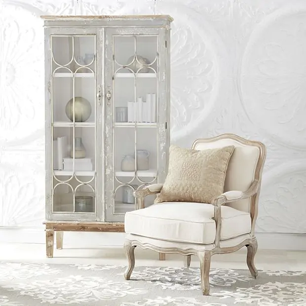 Rustic curio cabinet discount